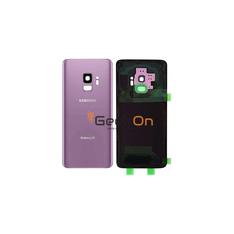 Γνήσιο Πίσω Καπάκι με Τζαμάκι Κάμερας για Samsung Galaxy S9 G960F GH82-15865B Purple (Service Pack)