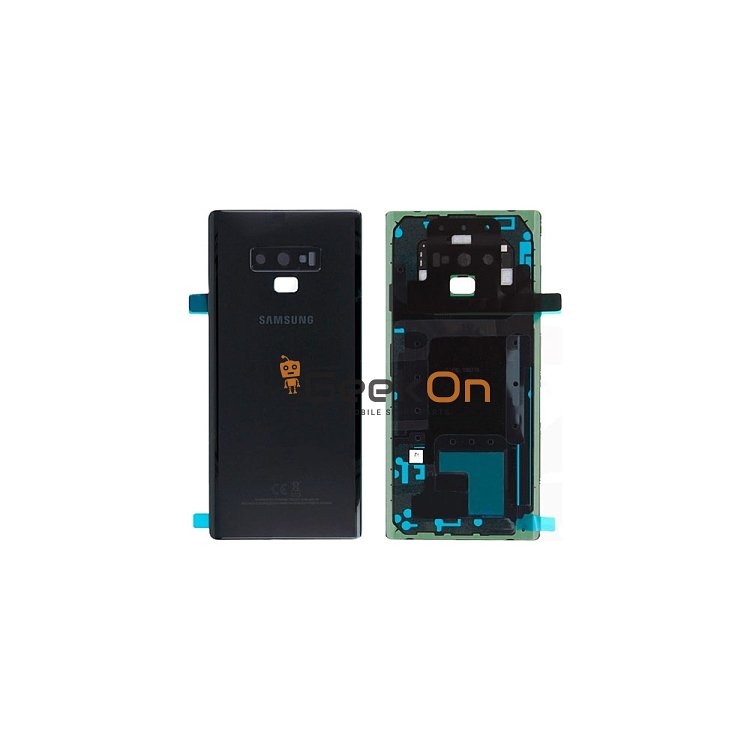 Γνήσιο Πίσω Καπάκι με Τζαμάκι Κάμερας για Samsung Galaxy Note 9 N960F GH82-16920A Black (Service Pack)