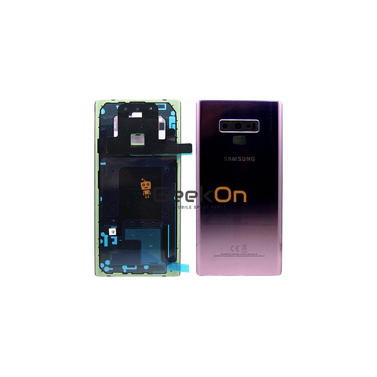 Γνήσιο Πίσω Καπάκι με Τζαμάκι Κάμερας για Samsung Galaxy Note 9 N960F GH82-16920E Lavender (Service Pack)