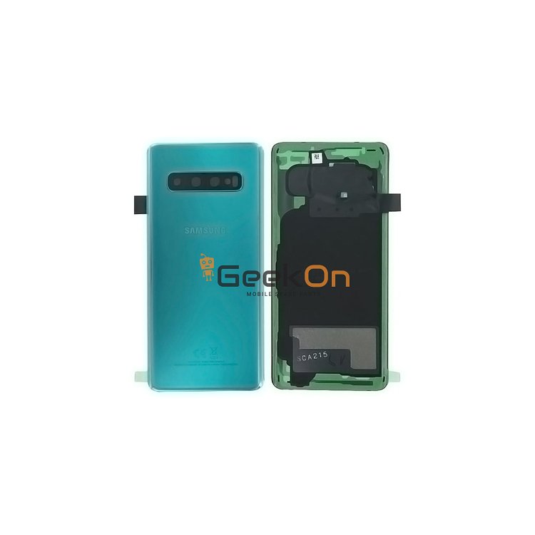 Γνήσιο Πίσω Καπάκι με Τζαμάκι Κάμερας για Samsung Galaxy S10 G973F GH82-18378E Green (Service Pack)