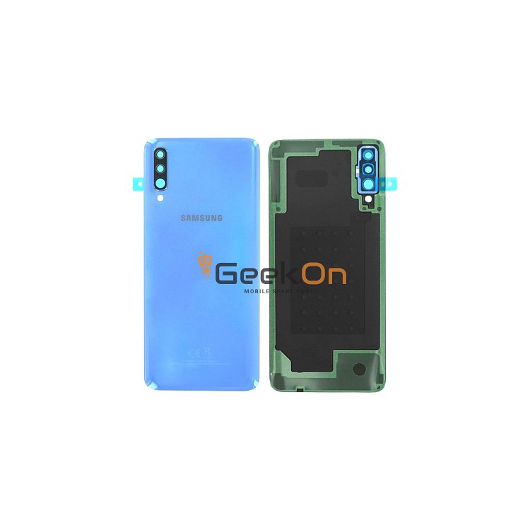 Γνήσιο Πίσω Καπάκι με Τζαμάκι Κάμερας για Samsung Galaxy A70 SM-A705F GH82-19467C Blue (Service Pack)