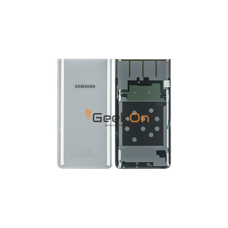 Γνήσιο Πίσω Καπάκι για Samsung Galaxy A80 SM-A805F GH82-20055B Silver (Service Pack)