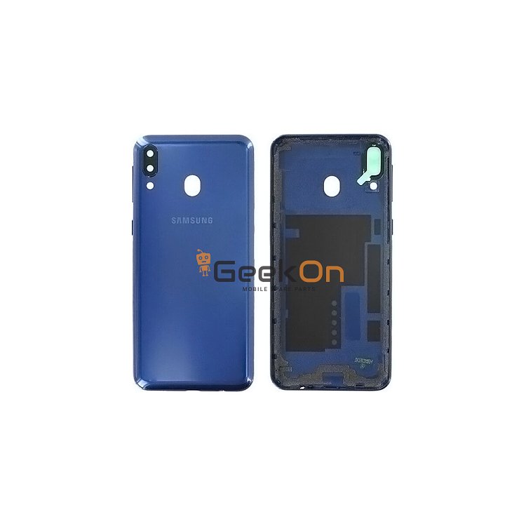 Γνήσιο Πίσω Καπάκι με Τζαμάκι Κάμερας για Samsung Galaxy M20 M205F GH82-19215B Blue (Service Pack)