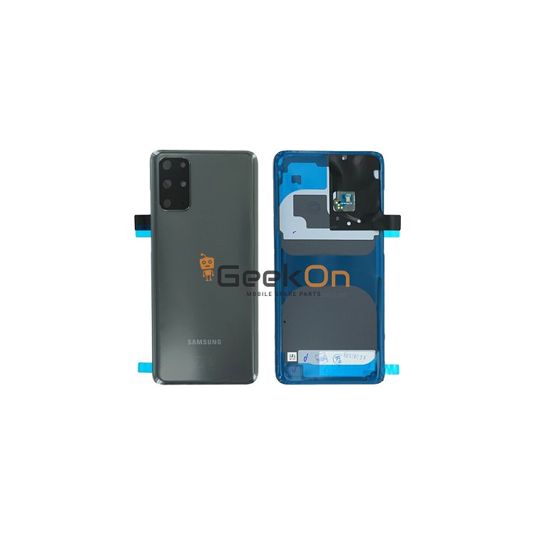 Γνήσιο Πίσω Καπάκι με Τζαμάκι Κάμερας για Samsung Galaxy S20 Plus 4G / 5G G986B / G985F GH82-22026E Cosmic Grey (Service Pack)