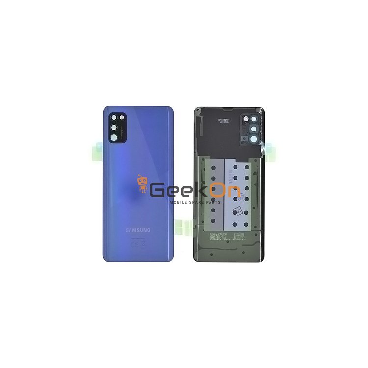 Γνήσιο Πίσω Καπάκι με Τζαμάκι Κάμερας για Samsung Galaxy A41 A415F GH82-22585D Blue (Service Pack)