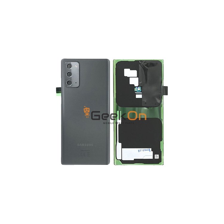 Γνήσιο Πίσω Καπάκι με Τζαμάκι Κάμερας για Samsung Galaxy Note 20 N980 GH82-23298A Grey (Service Pack)