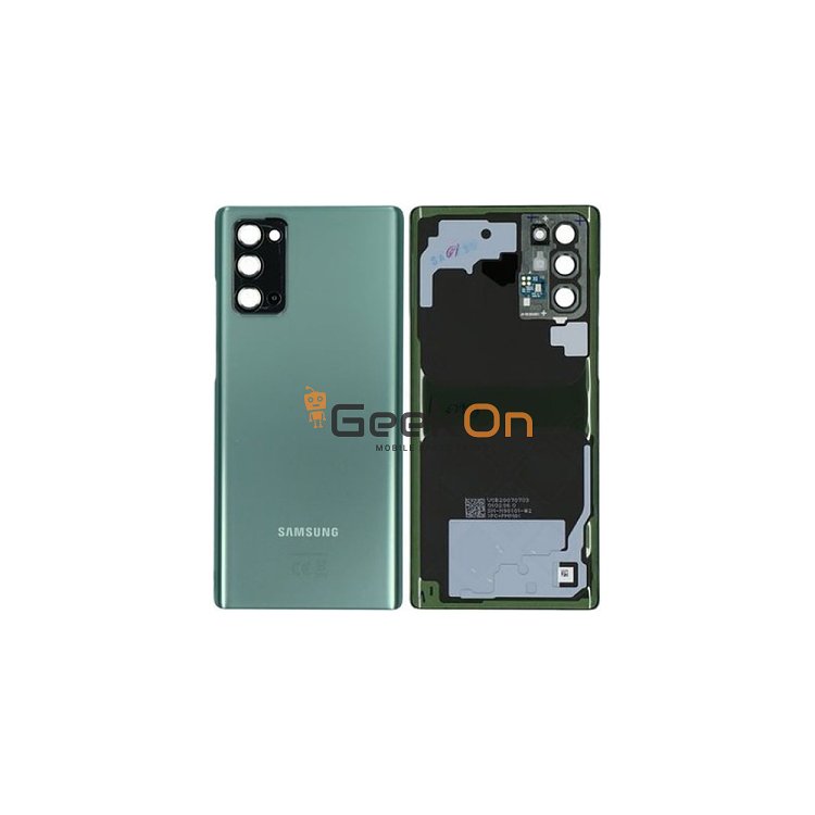 Γνήσιο Πίσω Καπάκι με Τζαμάκι Κάμερας για Samsung Galaxy Note 20 N980 GH82-23298C Green (Service Pack)