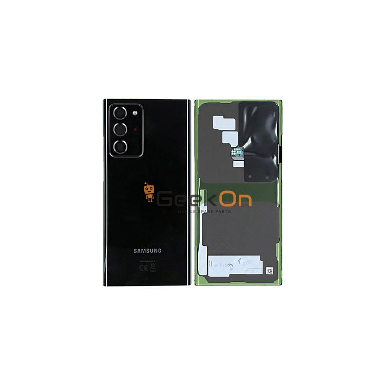 Γνήσιο Πίσω Καπάκι με Τζαμάκι Κάμερας για Samsung Galaxy Note 20 Ultra 5G N986 GH82-23281A Black (Service Pack)