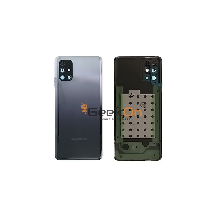 Γνήσιο Πίσω Καπάκι με Τζαμάκι Κάμερας για Samsung Galaxy M31s M317 GH82-23284A Black (Service Pack)
