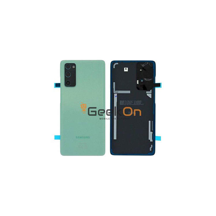Γνήσιο Πίσω Καπάκι με Τζαμάκι Κάμερας για Samsung Galaxy S20 FE 4G G780 GH82-24263D Cloud Mint (Service Pack)