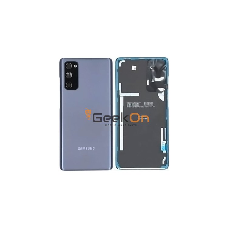 Γνήσιο Πίσω Καπάκι με Τζαμάκι Κάμερας για Samsung Galaxy S20 FE 5G G781 GH82-24223A Cloud Navy (Service Pack)
