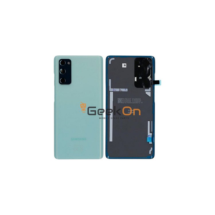 Γνήσιο Πίσω Καπάκι με Τζαμάκι Κάμερας για Samsung Galaxy S20 FE 5G G781 GH82-24223D Cloud Mint (Service Pack)