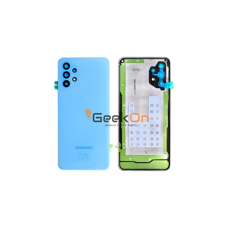 Γνήσιο Πίσω Καπάκι με Τζαμάκι Κάμερας για Samsung Galaxy A32 5G A326 GH82-25080C Blue (Service Pack)