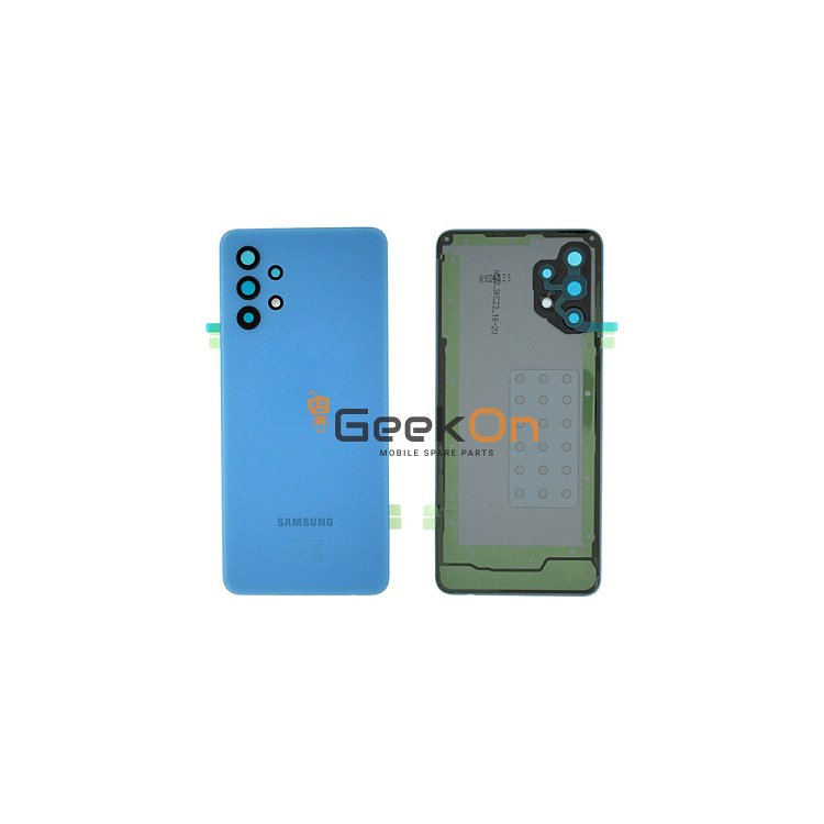 Γνήσιο Πίσω Καπάκι με Τζαμάκι Κάμερας για Samsung Galaxy A32 4G A325 GH82-25545C Blue (Service Pack)