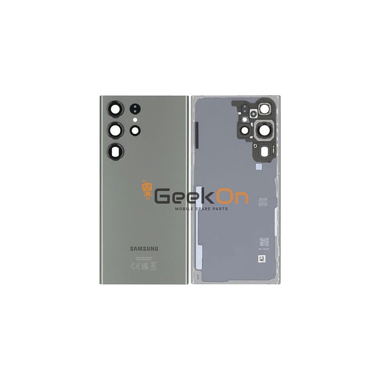 Γνήσιο Πίσω Καπάκι με Τζαμάκι Κάμερας για Samsung Galaxy S23 Ultra S918 GH82-30400C Green (Service Pack)