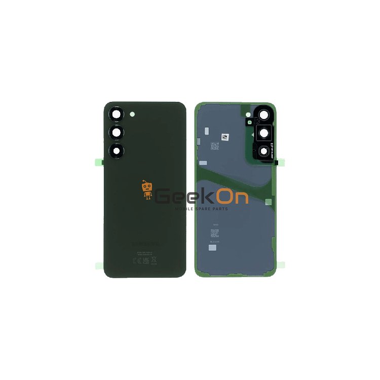 Γνήσιο Πίσω Καπάκι με Τζαμάκι Κάμερας για Samsung Galaxy S23 Plus S916 GH82-30388A Phantom Black (Service Pack)