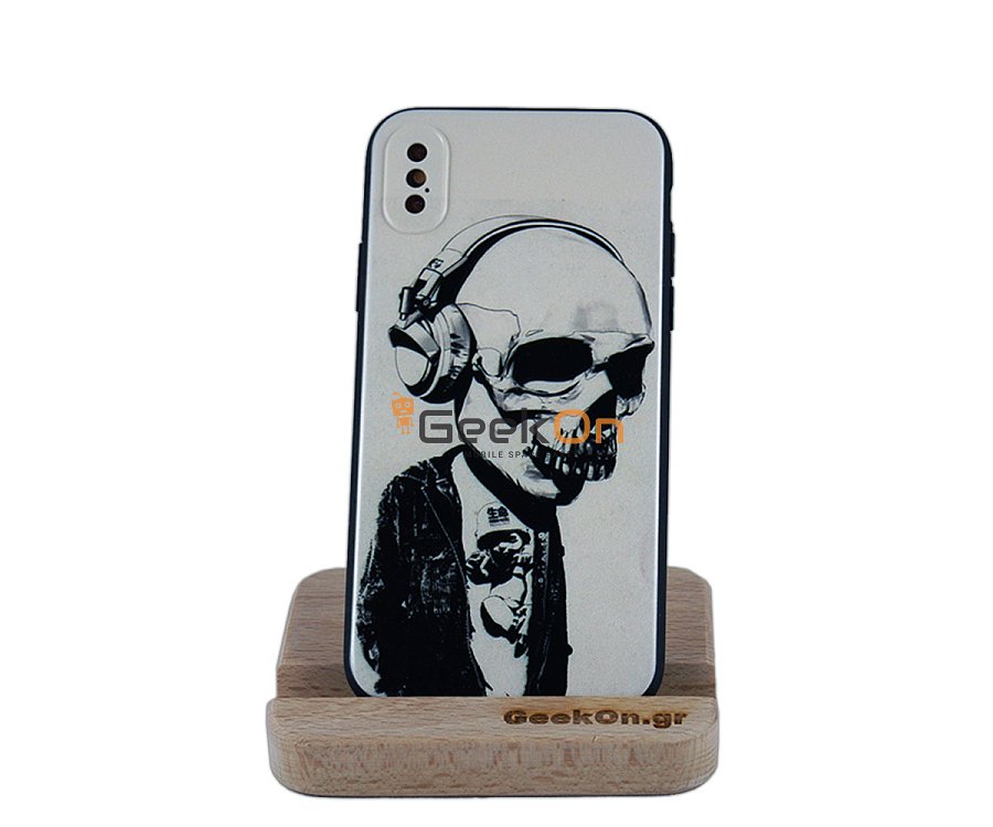 Θήκη IKAKU iPhone X Skull DJ