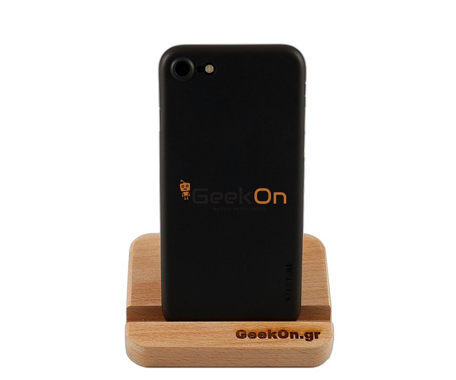 Θήκη STOPTIME iPhone 7/8 Καφέ Ημιδιάφανη