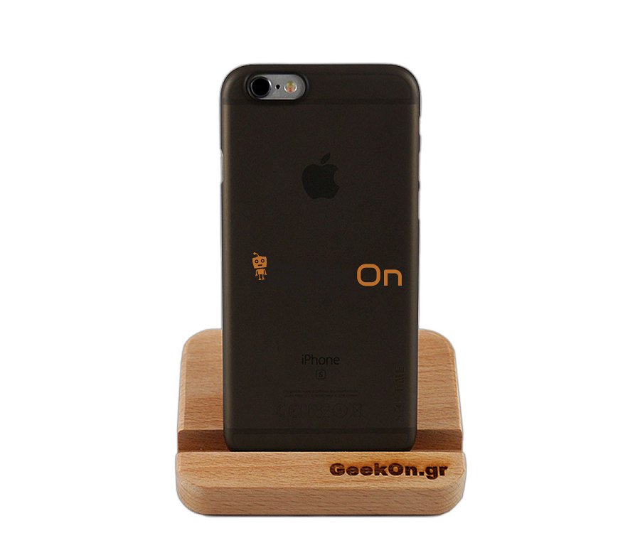 Θήκη STOPTIME iPhone 6/6S Καφέ Ημιδιάφανη