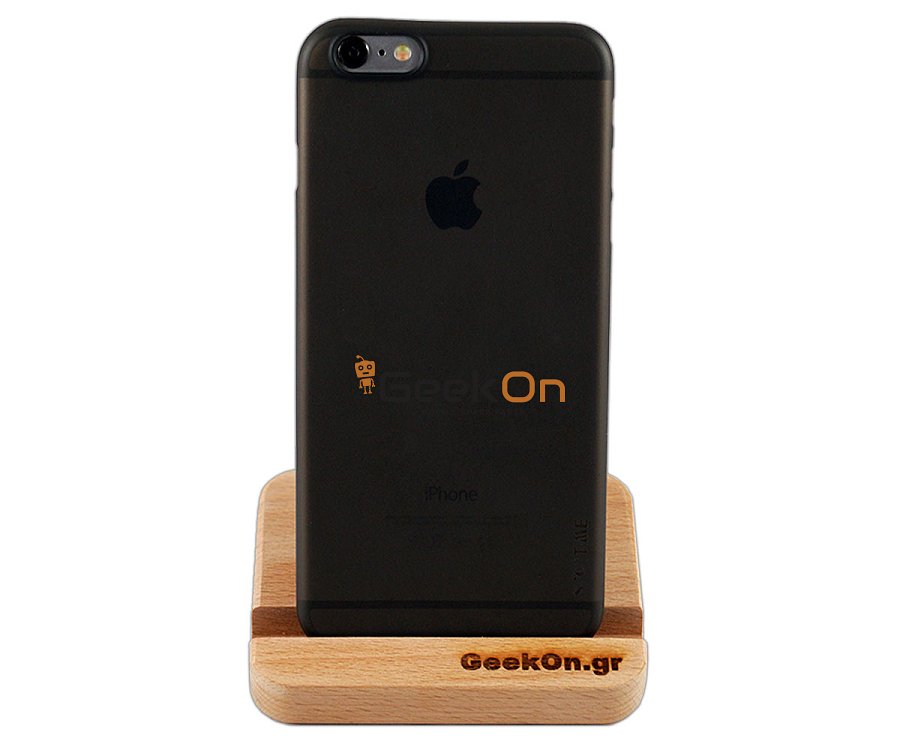 Θήκη STOPTIME iPhone 6/6S Plus Καφέ Ημιδιάφανη