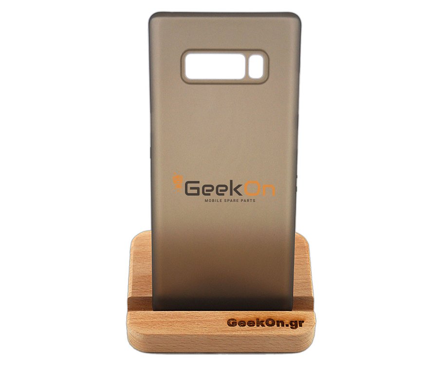 Θήκη STOPTIME Samsung Galaxy Note 8 Καφέ Ημιδιάφανη