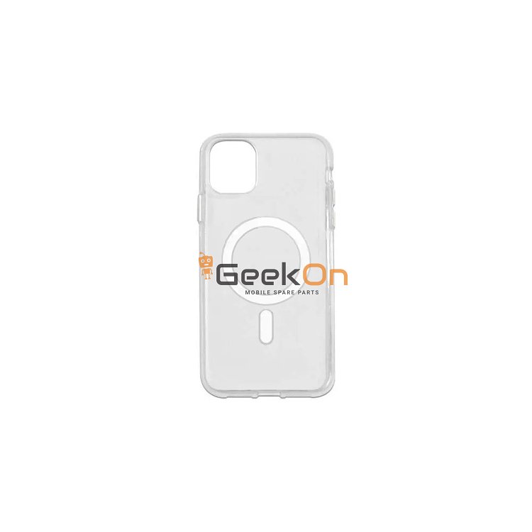 Θήκη Σιλικόνης με MagSafe για iPhone 11 Διάφανη