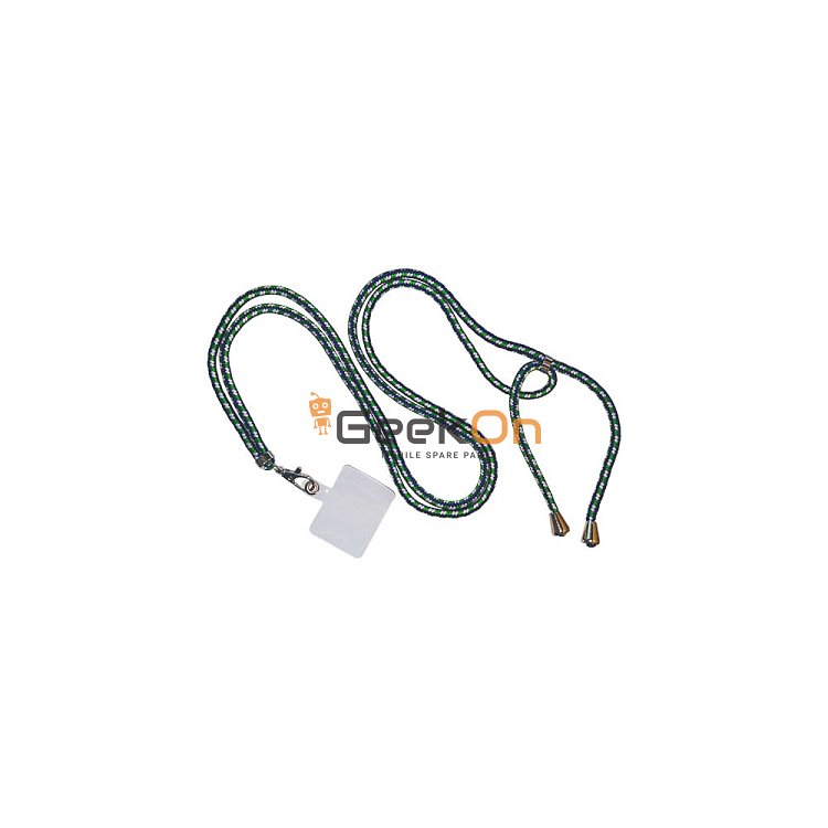 Universal Λουράκι Λαιμού για Κινητά Μπλε Ριγέ