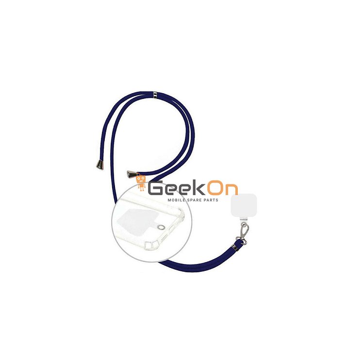 Universal Λουράκι Λαιμού για Κινητά Σκούρο Μπλε