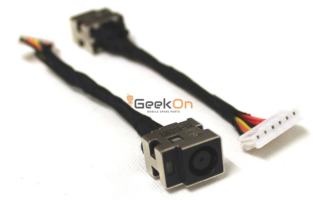 Βύσμα τροφοδοσίας HP Pavilion G50 G60 G70 Compaq Presario CQ50 CQ60 CQ70 με καλώδιο