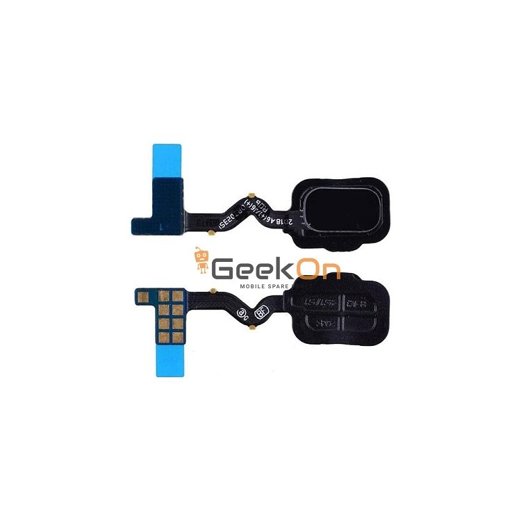 Καλωδιοταινία Κεντρικού Κουμπιού με Δαχτυλικό Αποτύπωμα / Home Button Fingerprint Flex για Samsung Galaxy A6 2018 A600 Μαύρο