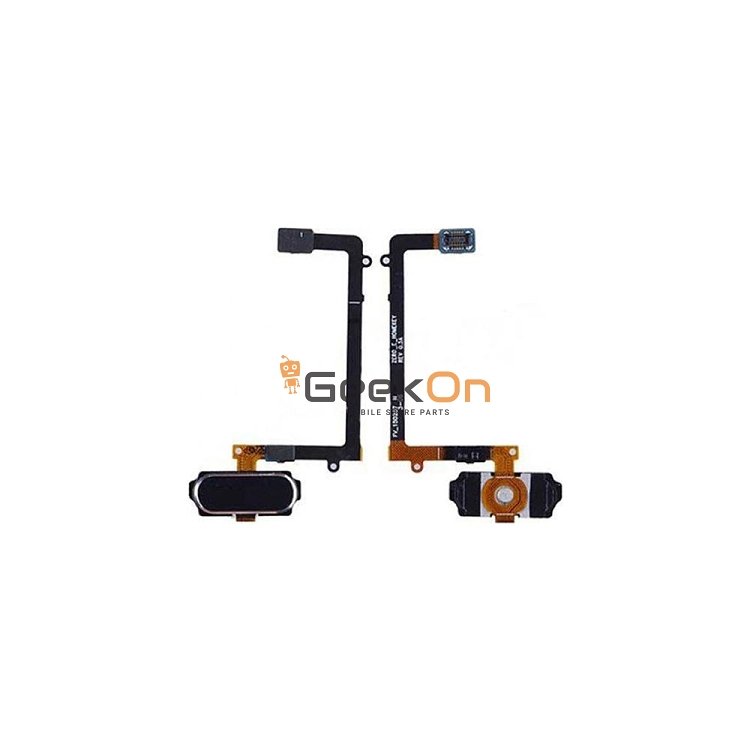 Καλωδιοταινία Κεντρικού Κουμπιού με Δαχτυλικό Αποτύπωμα / Home Button Fingerprint Flex για Samsung Galaxy S6 G920 Μαύρο