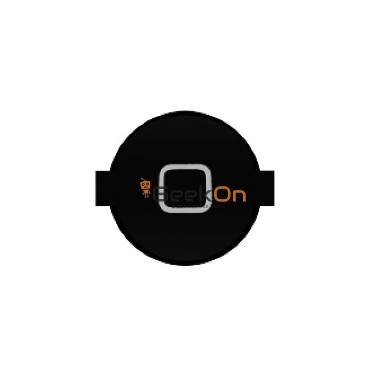 Κεντρικό Κουμπί / Home Button για iPhone 4 Μαύρο