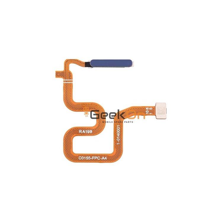 Καλωδιοταινία Δαχτυλικoύ Αποτυπώματος Και Σένσορας / Fingerprint Flex And Fingerprint Sensor για Realme 6 / Realme 6 Pro Commet Blue