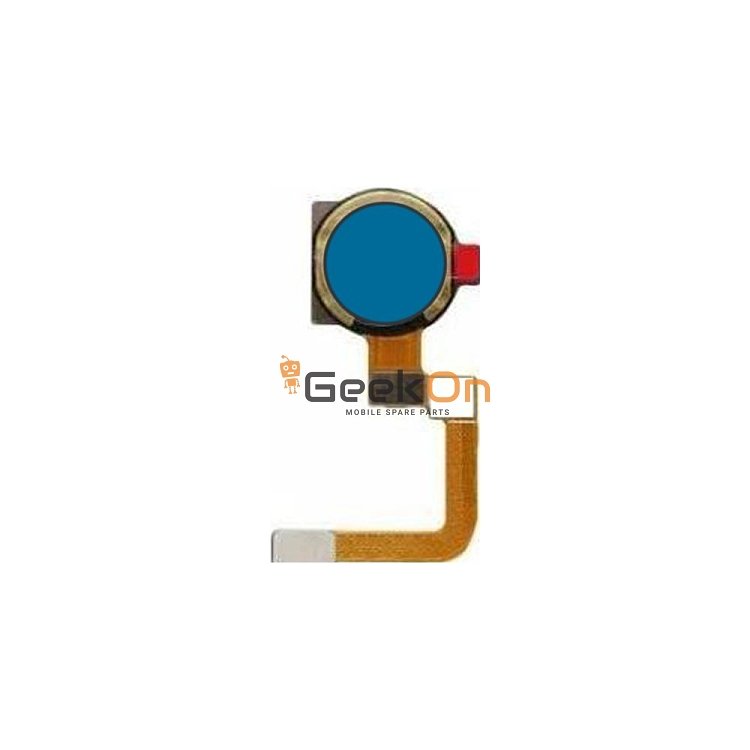 Καλωδιοταινία Δαχτυλικoύ Αποτυπώματος Και Σένσορας / Fingerprint Flex And Fingerprint Sensor για Realme 5 / 5 Pro / 5i / 6i Crystal Blue