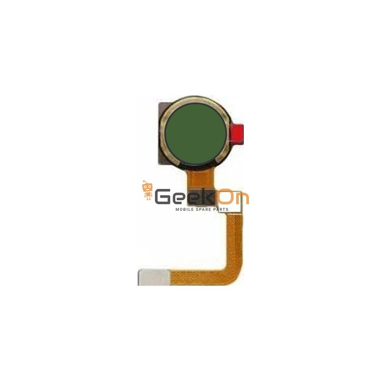 Καλωδιοταινία Δαχτυλικoύ Αποτυπώματος Και Σένσορας / Fingerprint Flex And Fingerprint Sensor για Realme 5 / 5 Pro / 5i / 6i Πράσινο