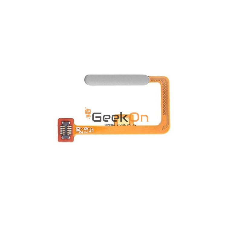 Καλωδιοταινία On/Off Και Δαχτυλικoύ Αποτυπώματος / Fingerprint On/Off Flex για Xiaomi Mi 11 Lite / 11 Lite 5G / 11 Lite 5G NE Snowflake White