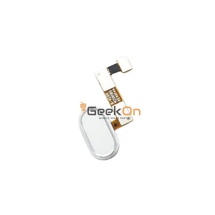 Καλωδιοταινία On/Off Και Δαχτυλικoύ Αποτυπώματος / Fingerprint On/Off Flex για Meizu M5 Note Ασημένιο