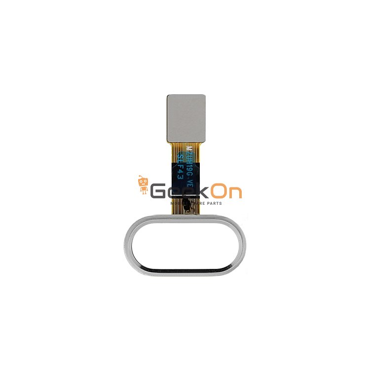 Καλωδιοταινία On/Off Και Δαχτυλικoύ Αποτυπώματος / Fingerprint On/Off Flex για Meizu M5 Ασημένιο