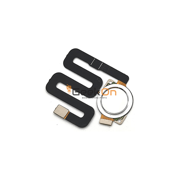 Καλωδιοταινία Δαχτυλικoύ Αποτυπώματος / Fingerprint Flex για Motorola One Λευκό