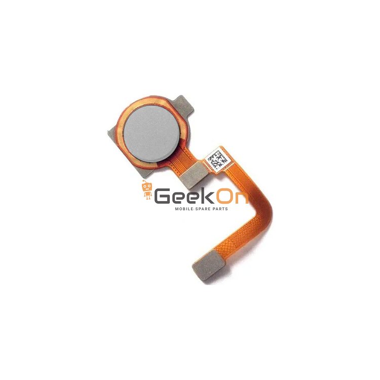 Καλωδιοταινία Και Σένσορας Δαχτυλικoύ Αποτυπώματος / Fingerprint Flex With Sensor για Realme 7i (Global) RMX2193 Glory Silver