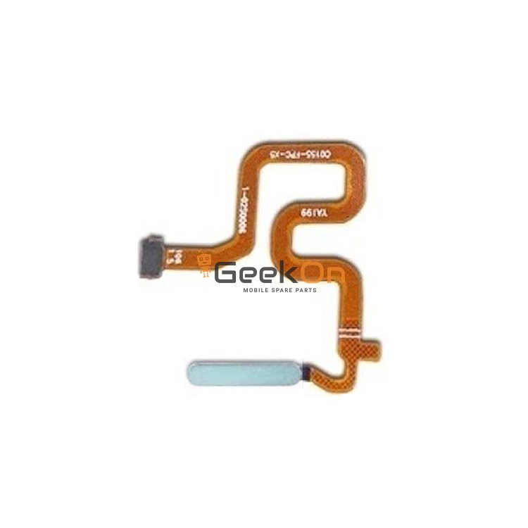 Καλωδιοταινία Και Σένσορας Δαχτυλικoύ Αποτυπώματος / Fingerprint Flex With Sensor για Realme 7 Global Green