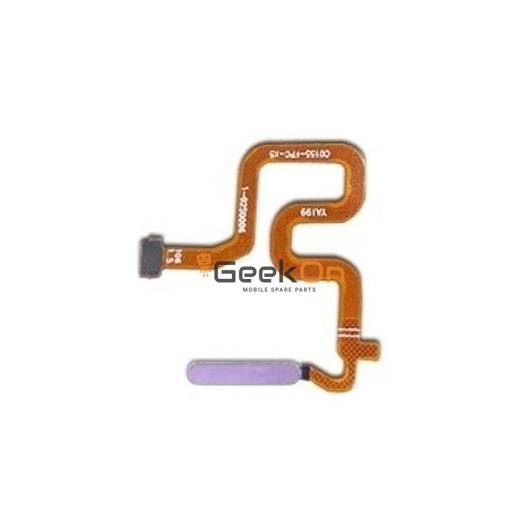 Καλωδιοταινία Και Σένσορας Δαχτυλικoύ Αποτυπώματος / Fingerprint Flex With Sensor για Realme 7 Global Purple