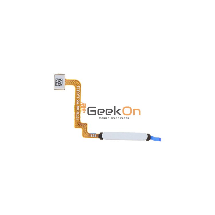 Σένσορας Δαχτυλικού Αποτυπώματος / Fingerprint Sensor Flex Cable Για Xiaomi Redmi 10 / 10 Prime / 10 2022 Silver