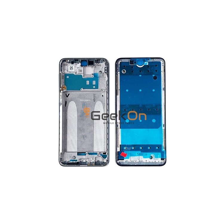 Μεσαίο Πλαίσιο Οθόνης LCD Middle Frame για Xiaomi Redmi Note 9 Pro / 9s Λευκό