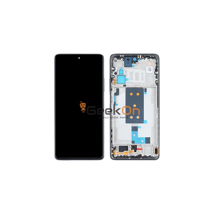 OLED Συμβατή Οθόνη LCD και Μηχανισμός Αφής με Πλαίσιο για Xiaomi 11T / 11T Pro Μαύρο