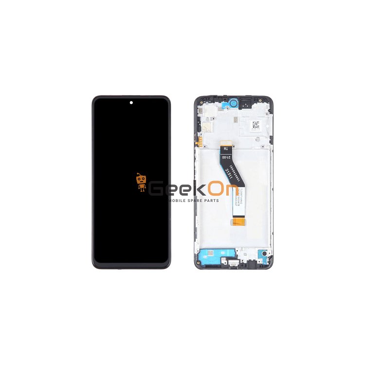 Συμβατή Οθόνη LCD και Μηχανισμός Αφής με Πλαίσιο για Xiaomi Redmi Note 11S 5G / Poco M4 Pro 5G Μαύρο