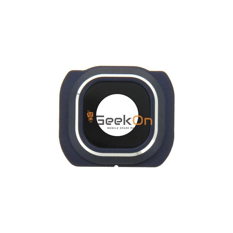 Τζαμάκι Κάμερας / Camera Glass Cover με πλαίσιο για Samsung Galaxy S6 Edge G925 Μπλέ