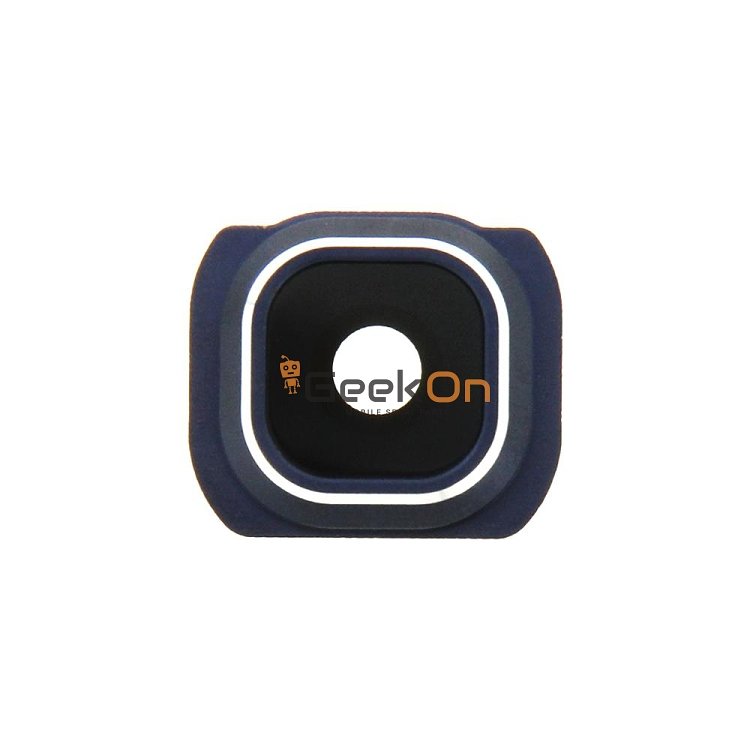 Τζαμάκι Κάμερας / Camera Glass Cover με πλαίσιο για Samsung Galaxy S6 G920 Μπλέ