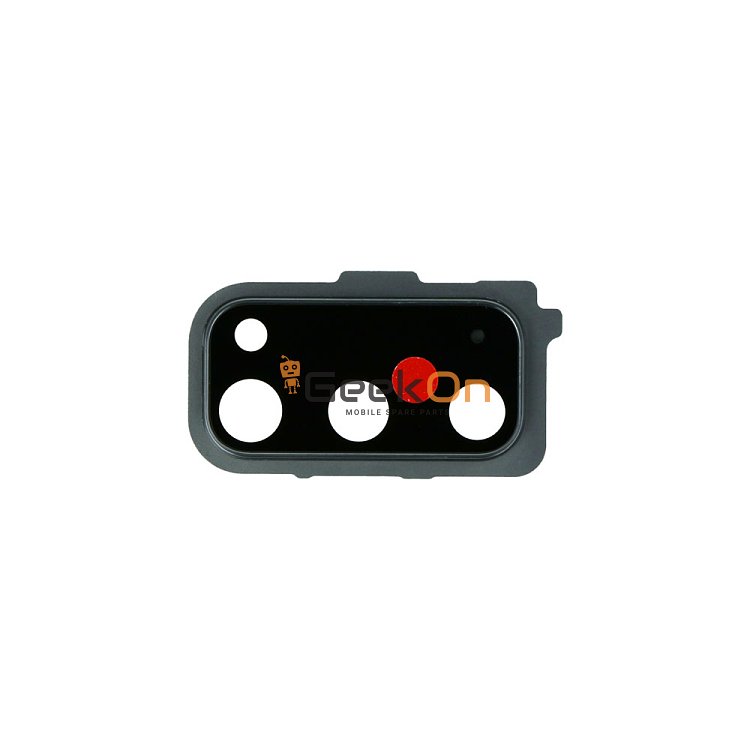 Τζαμάκι Κάμερας / Camera Glass Cover με πλαίσιο για Samsung Galaxy S20 G980 G981 Cosmic Black