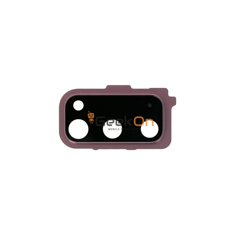 Τζαμάκι Κάμερας / Camera Glass Cover με πλαίσιο για Samsung Galaxy S20 G980 G981 Cloud Pink